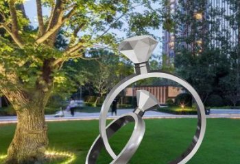 鉆戒雕塑工廠標準，多彩藝術，景觀鉆戒雕塑供應