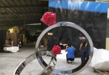 鉆戒雕塑通用，花園小品，廣場景觀鉆戒雕塑優(yōu)價