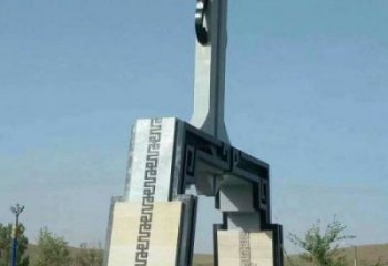 馬頭琴雕塑專供，廣場雕塑，不銹鋼馬頭琴雕塑供應