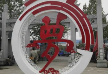 金屬夢字雕塑制作，城市裝飾，不銹鋼夢字雕塑標(biāo)準(zhǔn)