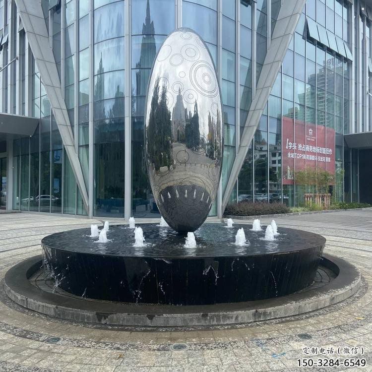 圓球雕塑通用，彩鋼制作，圓球噴泉雕塑廠家指用