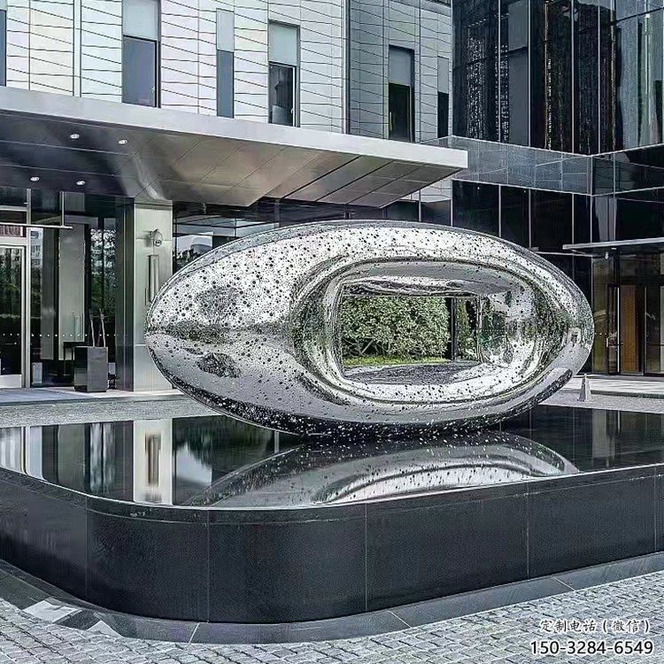 方孔球雕塑廠家，圓雕體系，不銹鋼方孔球雕塑供給