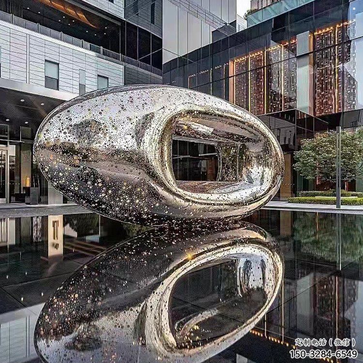 方孔球雕塑承接，戶(hù)外雕塑，不銹鋼方孔球雕塑生產(chǎn)