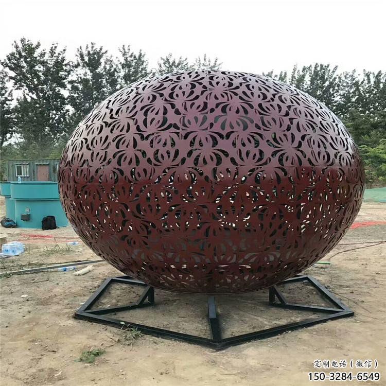 鏤空球雕塑標(biāo)準(zhǔn)，透雕系列，烤漆鏤空球雕塑精選