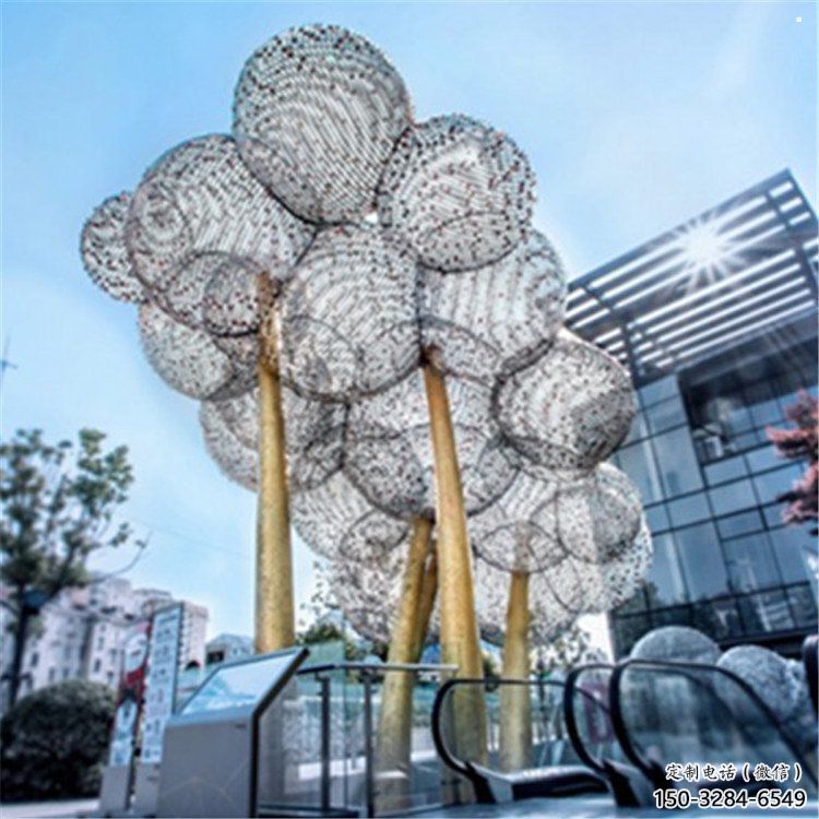 空心球雕塑訂做，多彩藝術，鏤空空心球雕塑制造