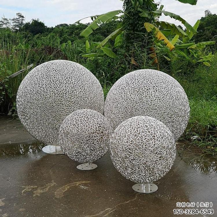 空心球雕塑精選，歐式風格，鏤空空心球雕塑選定廠家