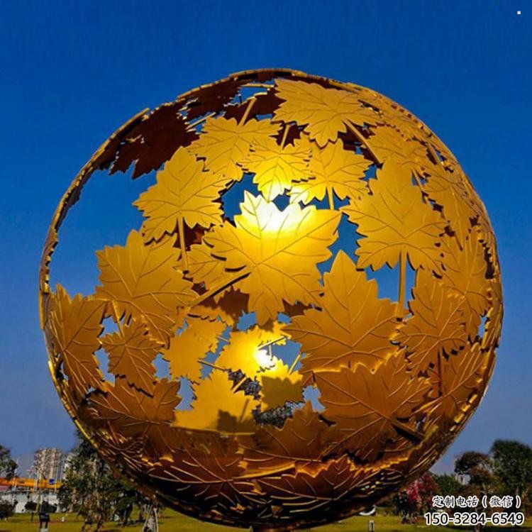 花球雕塑方案，景區雕塑，不銹鋼花球雕塑精選