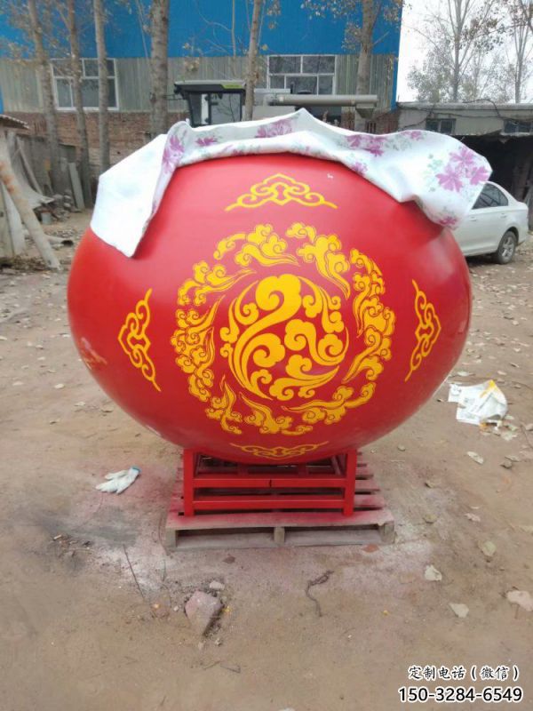 花紋球雕塑生產(chǎn)商，鍛造工藝，不銹鋼花紋球雕塑生產(chǎn)