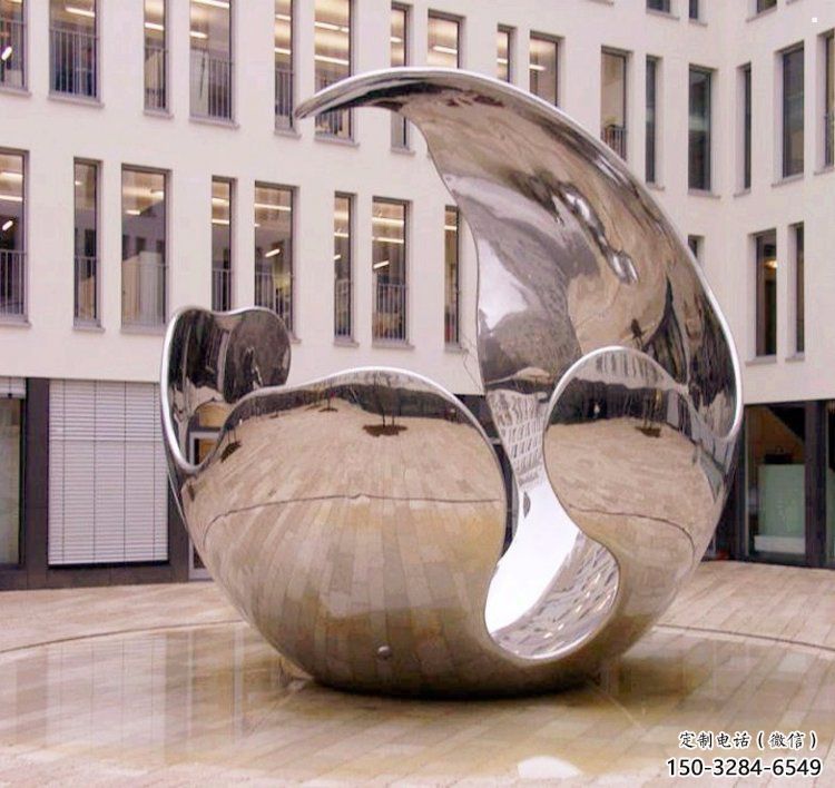 球形雕塑特供，地標擺件，鏤空不銹鋼球形雕塑選用