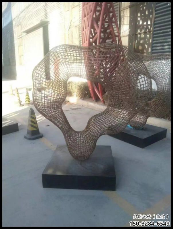 企業(yè)飄帶雕塑