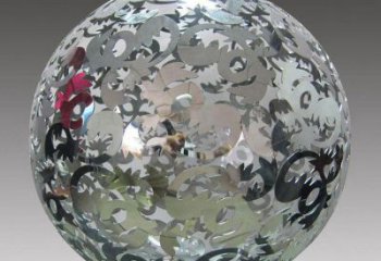 圓球雕塑優選，街頭藝術，不銹鋼圓球雕塑精選