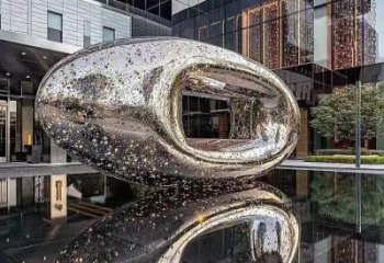 方孔球雕塑承接，戶外雕塑，不銹鋼方孔球雕塑生產