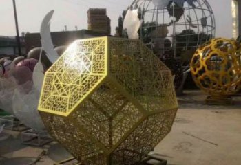 棱面球雕塑精選，室外雕塑，鏤空棱面球雕塑選定