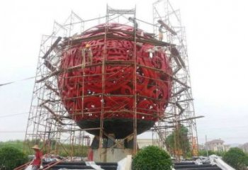 圓球雕塑精選，景區雕塑，景觀烤漆圓球雕塑廠家