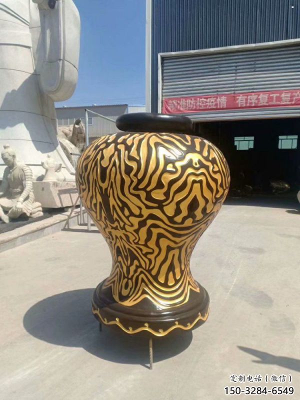 花瓶雕塑展品，景觀概念，景觀玻璃鋼花瓶雕塑優(yōu)選