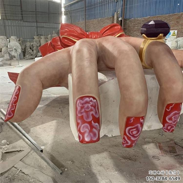 手指雕塑特供，景區雕塑，不銹鋼手指雕塑精選廠家