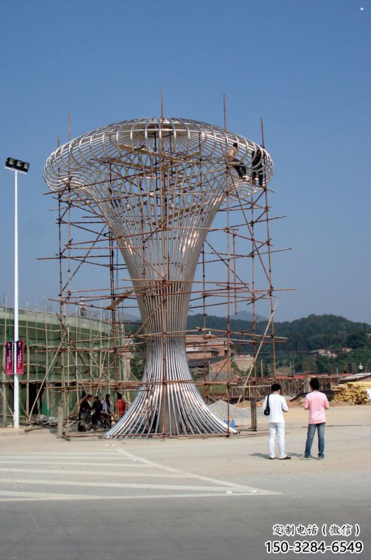 遮陽樹雕塑優選，城市裝飾，鏤空遮陽樹雕塑定做