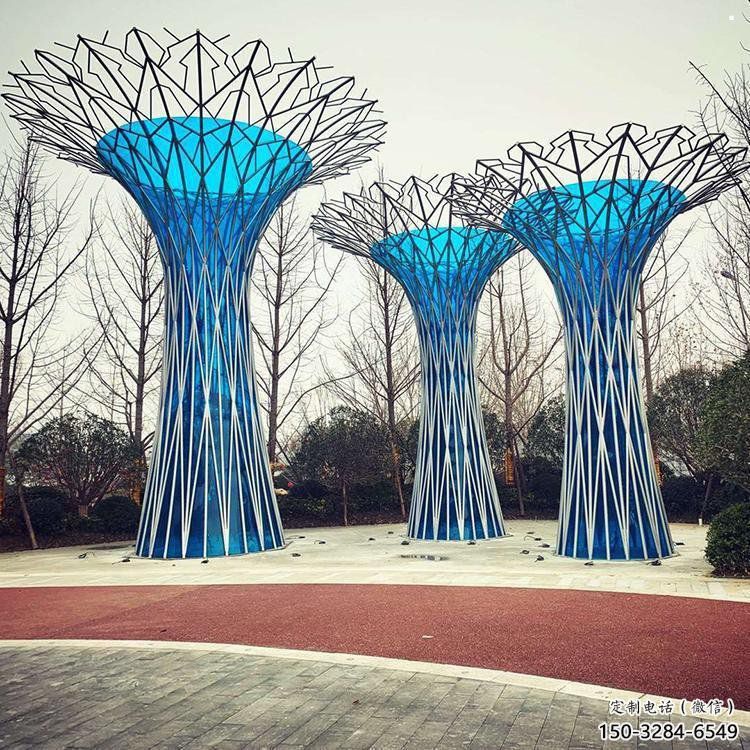 鏤空樹雕塑工廠選用，街道標識，烤漆鏤空樹雕塑制作