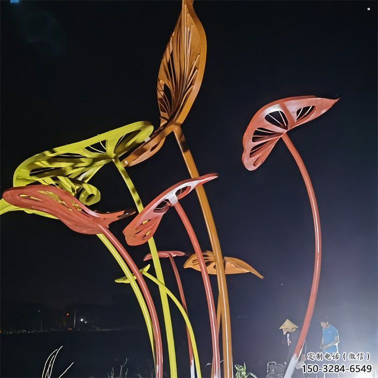 芭蕉葉雕塑精選，歐式風(fēng)格，不銹鋼芭蕉葉雕塑指用