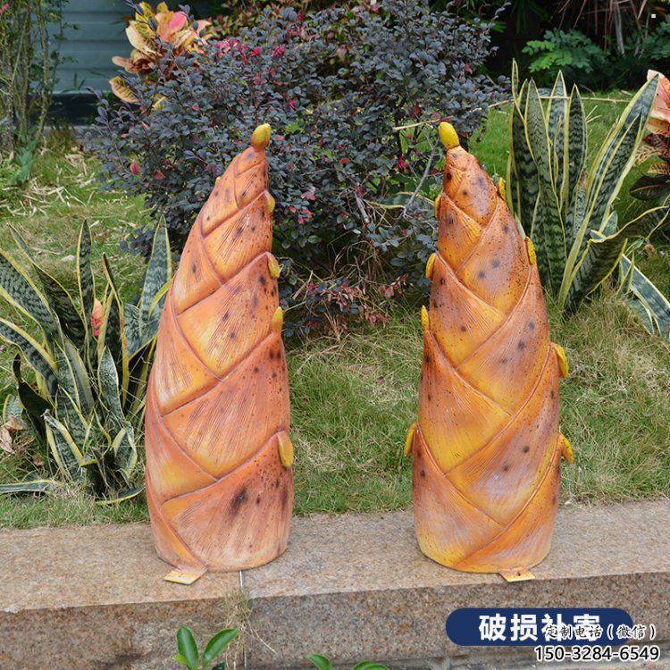 竹筍雕塑指用，多彩藝術(shù)，不銹鋼竹筍雕塑廠家供給