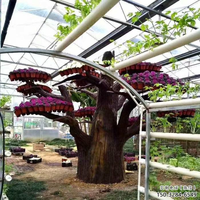 仿真樹雕塑預定，彩鋼制作，玻璃鋼仿真樹雕塑制作廠家