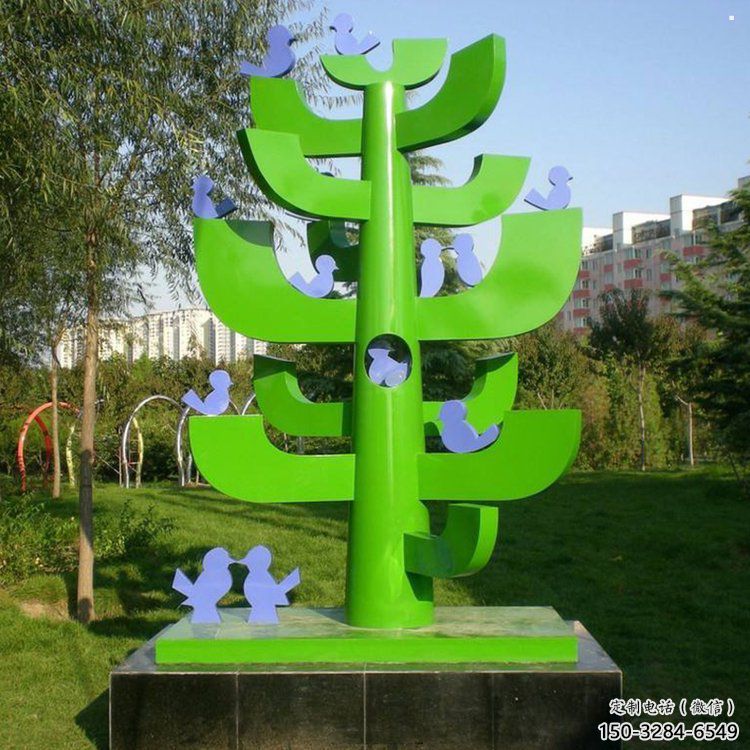 大型樹干雕塑定制，多彩藝術(shù)，不銹鋼樹干雕塑定價(jià)