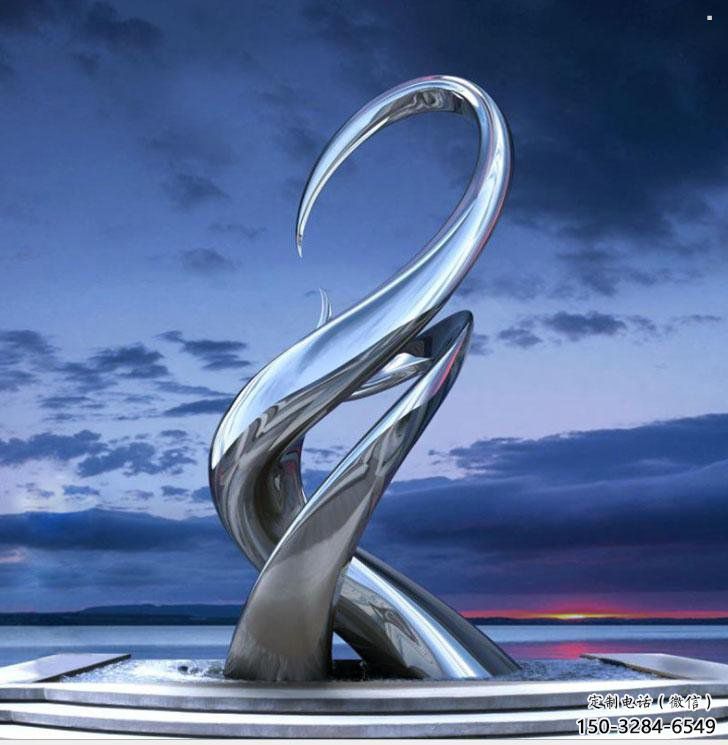 樹芽雕塑制作，街道標識，不銹鋼樹芽雕塑制造商