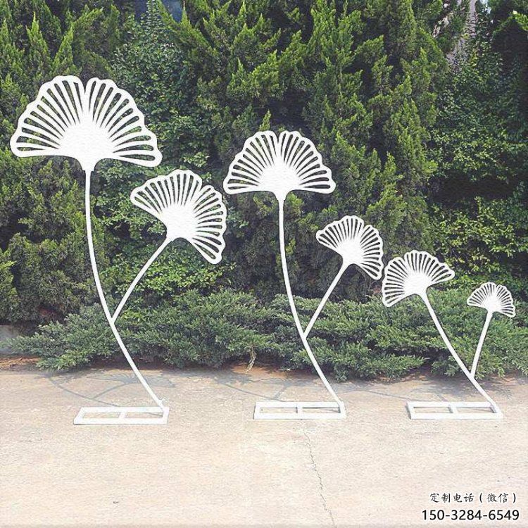 銀杏葉雕塑承接，廣場(chǎng)系列，不銹鋼銀杏葉雕塑標(biāo)準(zhǔn)