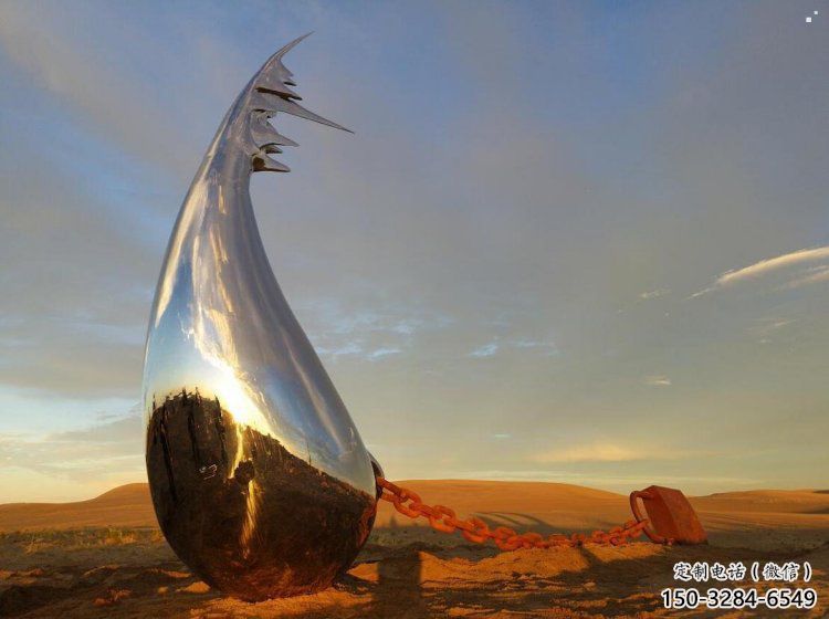 水滴雕塑通用，花園小品，廣場鏡面水滴雕塑優價