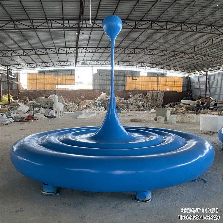 制造水滴雕塑廠家，地標擺件，烤漆水滴雕塑精選