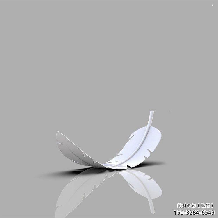 景區羽毛雕塑優選，圓雕體系，城市烤漆羽毛雕塑選定