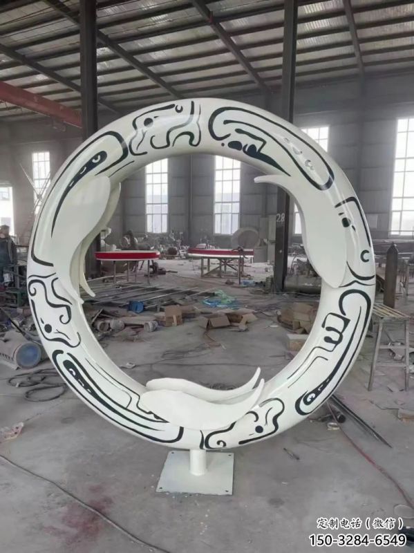 圓環方案精品，景觀雕塑，烤漆圓環雕塑生產商