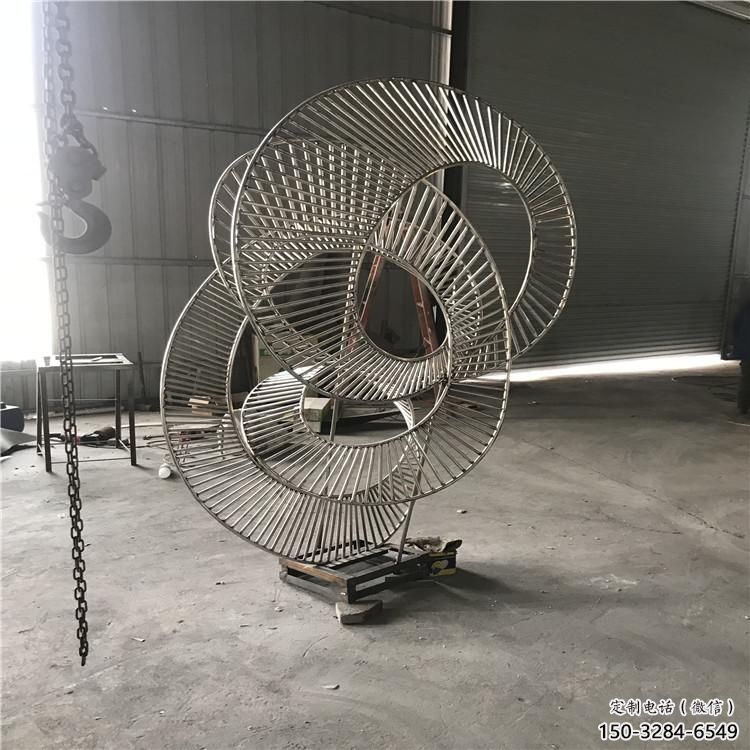 圓環(huán)方案供應(yīng)，圓雕體系，鏤空?qǐng)A環(huán)雕塑制作展品