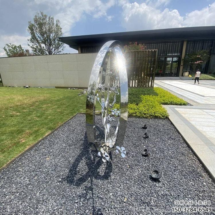 圓環(huán)樹雕塑標(biāo)準(zhǔn)，戶外雕塑，不銹鋼圓環(huán)樹雕塑選定