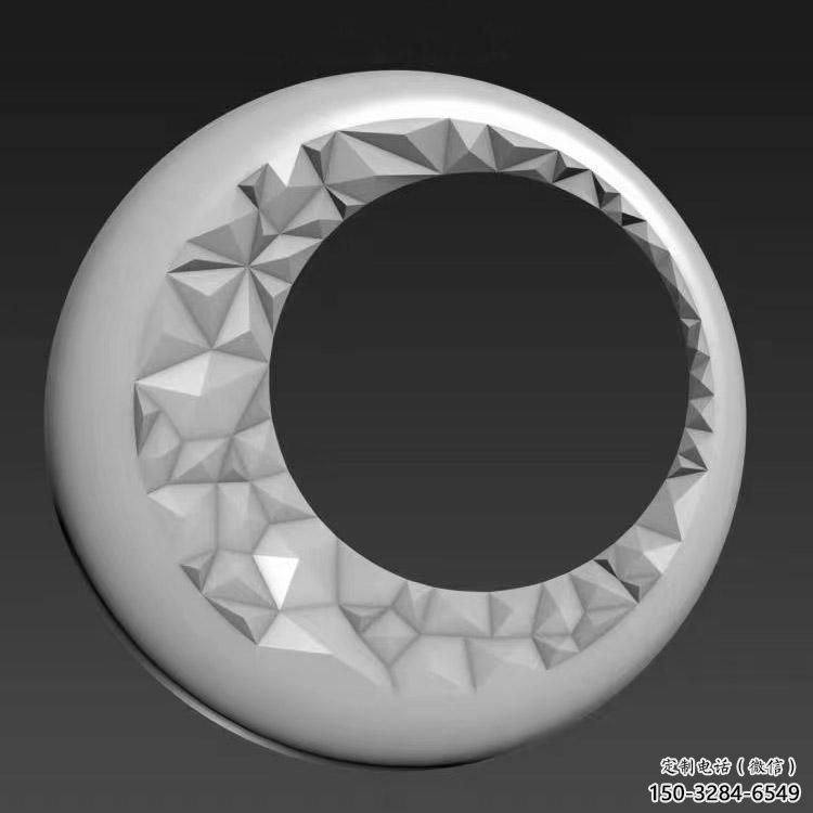 圓圈雕塑特供，標識雕塑，不銹鋼圓圈雕塑生產