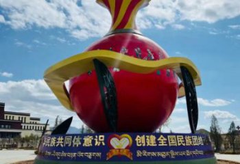 步行街花瓶雕塑