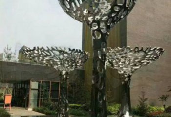 蘑菇樹雕塑生產商，街頭藝術，藝術鏤空蘑菇樹雕塑精選