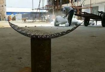 鏤空樹葉雕塑制作，公園小品，鏡面鏤空樹葉雕塑優選