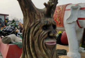 仿真樹雕塑優選，小區擺件，玻璃鋼仿真樹雕塑生產商