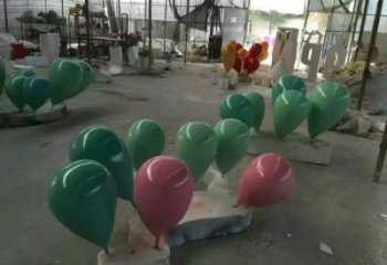 氣球樹雕塑精選，美陳雕塑，玻璃鋼氣球樹雕塑觀賞型