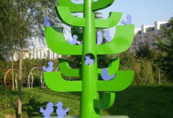 大型樹干雕塑定制，多彩藝術(shù)，不銹鋼樹干雕塑定價(jià)