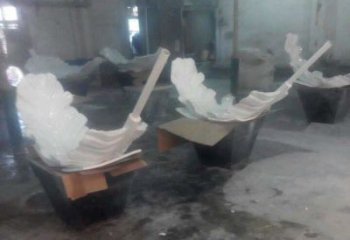 羽毛雕塑精選，美陳雕塑，玻璃鋼羽毛雕塑通用