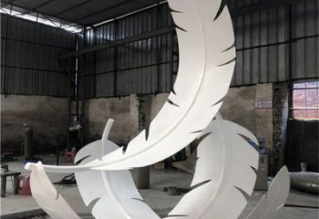 羽毛雕塑預定，城區小品，民俗烤漆羽毛雕塑制造商
