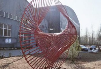 圓環(huán)雕塑精選，歐式風(fēng)格，藝術(shù)鏤空?qǐng)A環(huán)雕塑指用