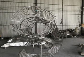 圓環(huán)雕塑批發(fā)，靜態(tài)雕塑，主題鏤空圓環(huán)雕塑標準