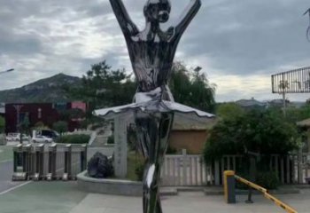 舞者雕塑定做，廣場雕塑，室外圓環(huán)舞者雕塑提供