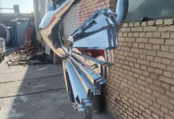 舞者雕塑供應，藝術雕塑，圓環(huán)舞者雕塑素材制造