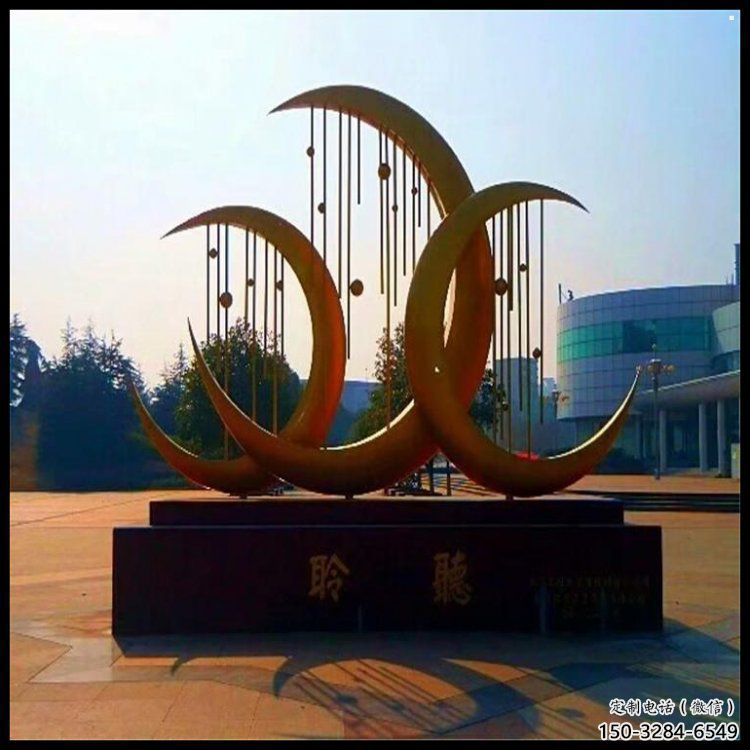 月亮雕塑供給，美陳雕塑，不銹鋼月亮雕塑廠家供求