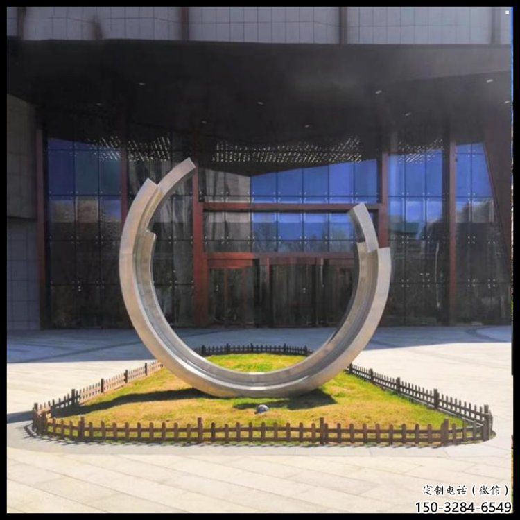 月亮船雕塑定制，歐式風格，不銹鋼月亮船雕塑供給