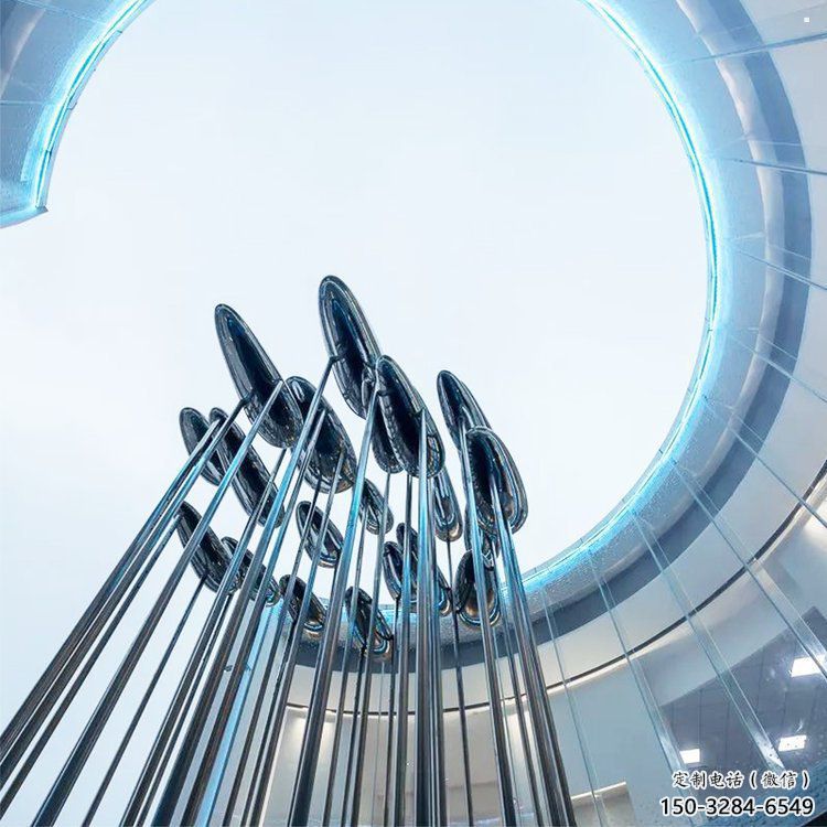 不銹鋼祥云雕塑承接，城市裝飾，大型祥云雕塑公司生產(chǎn)商